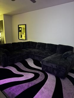 Grey U Shaped Sectional