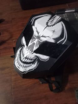 Gelrova Skull Knight LED Motorcycle Backpack