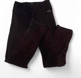 Black Spalding flare sweatpants 