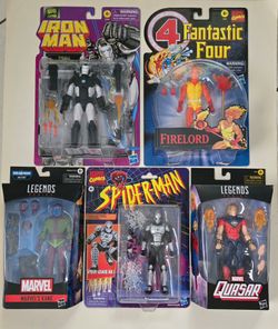 Marvel Legends Action Figures Lot - Spider-Man Iron Man Fantastic Four