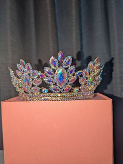Iridescent Quinceanera Crown