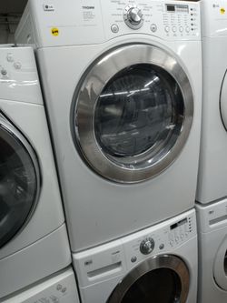LG Tromm stackable front load washer and dryer set - Free delivery