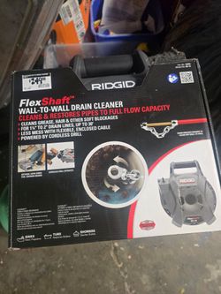Ridgid drain cleaner