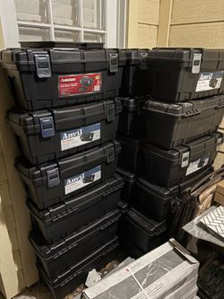Husky Heavy‑Duty Storage Boxes (New)