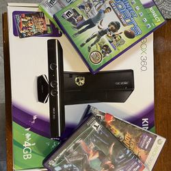 XBOX 360 Kinect With Games