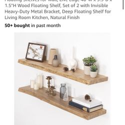 Wall Floating Shelves Set Of 2