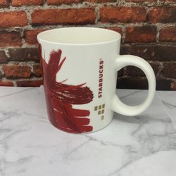 Starbucks 2014 Christmas Flower Mug