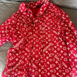 Lv Supreme Men Jacket Size s 