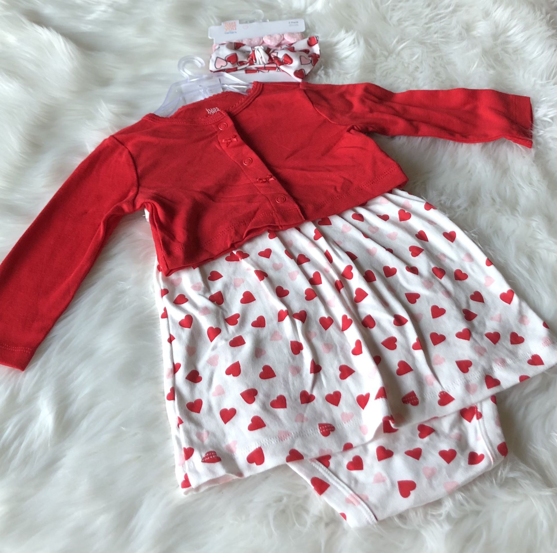 New! Just One You By Carter’s 2PC Dress w/ Headbandso *6 Months 