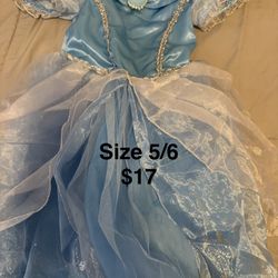 Cinderella Halloween Costume (5/6) $17