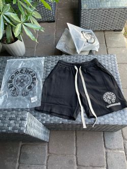 Black Chrome hearts shorts