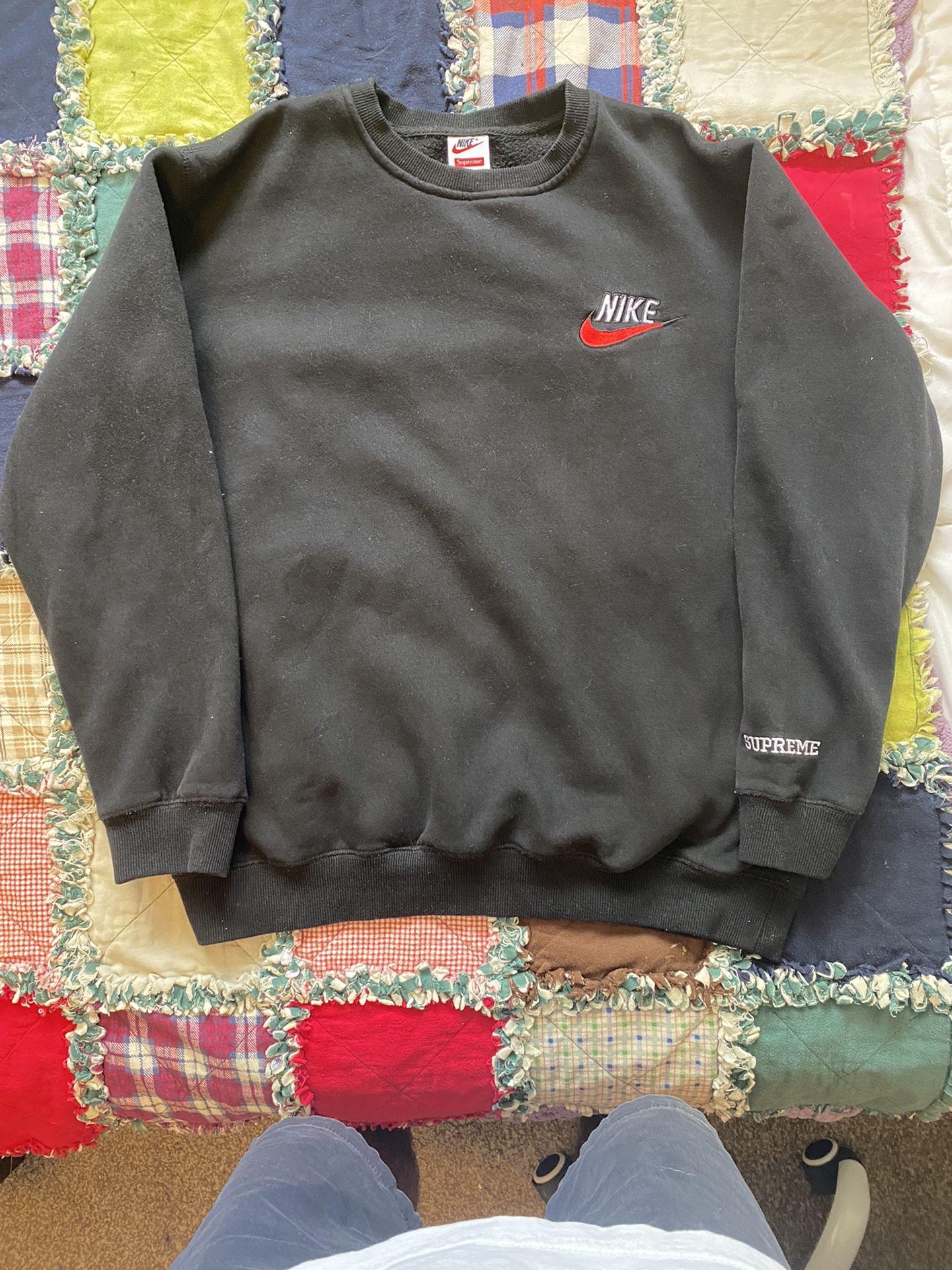 Nike X Supreme Crewneck Sweater XL 