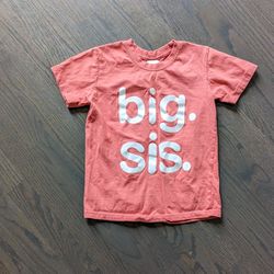 Unordinary 'Big Sis' T-Shirt, Pink, 6 Years