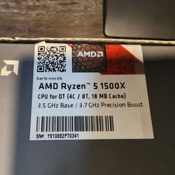 AMD Ryzen 5 1500x CpU