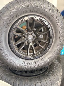 17” fuel rims with tires