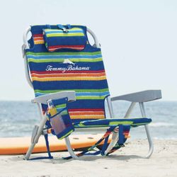 Tommy Bahama Beach Chair, Green Strips 