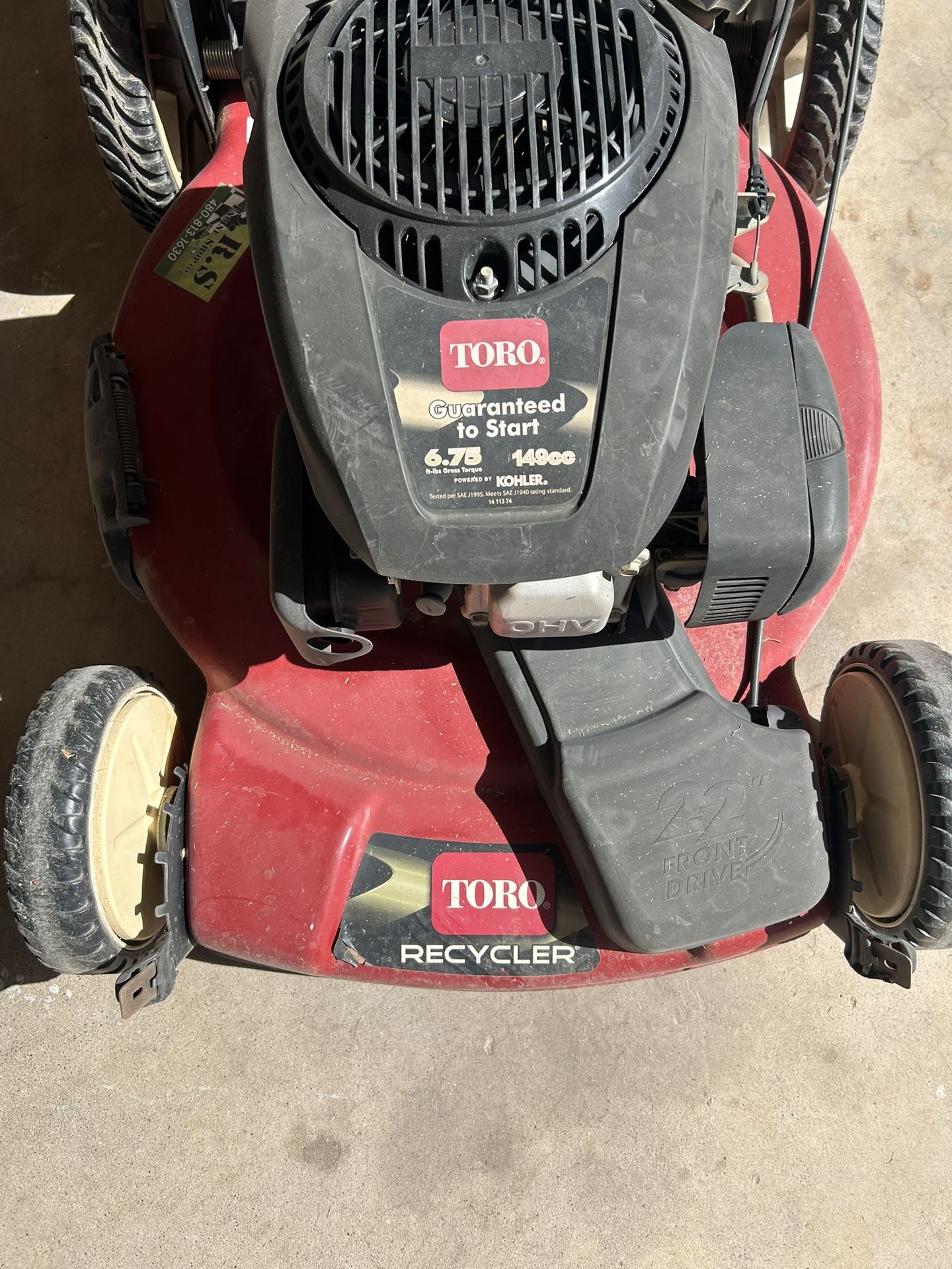 Toro Recycler Lawn Mower