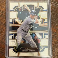 Mickey Mantle 2025 Select White Prizm /99