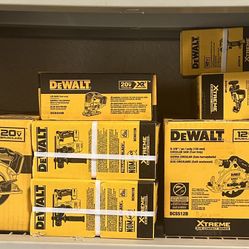 Brand New Dewalt Power Tools