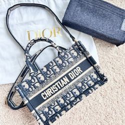 Christian Dior mini book tote & samorga insert