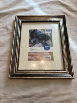 New Picture Frame Holds 8”x10” Picture Or Matted For 5”x7” Picture