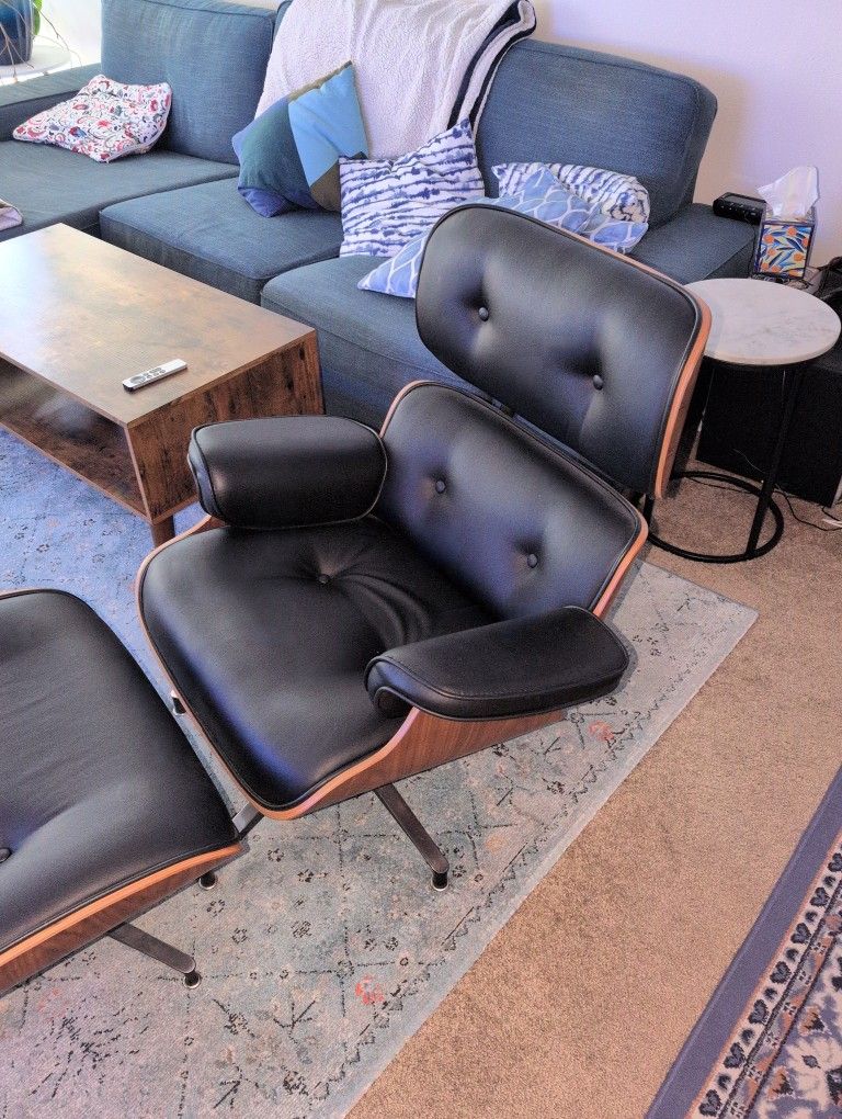 Chair And Ottoman Set