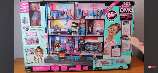 🎉NIB L.O.L Surprise! O.M.G. House +Free Bonus Surprise Toy!🎁🤩