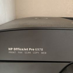 HP OfficeJet Pro 6978 - Printer