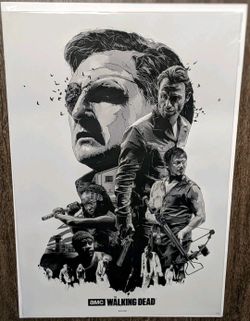 The Walking Dead Zombies Art Print Poster Mondo Grzegorz Domaradzki Gabz Variant
