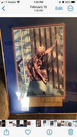 Portlandia  beautiful Metal Framed Picture
