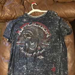 Affliction T Shirt Reversible 