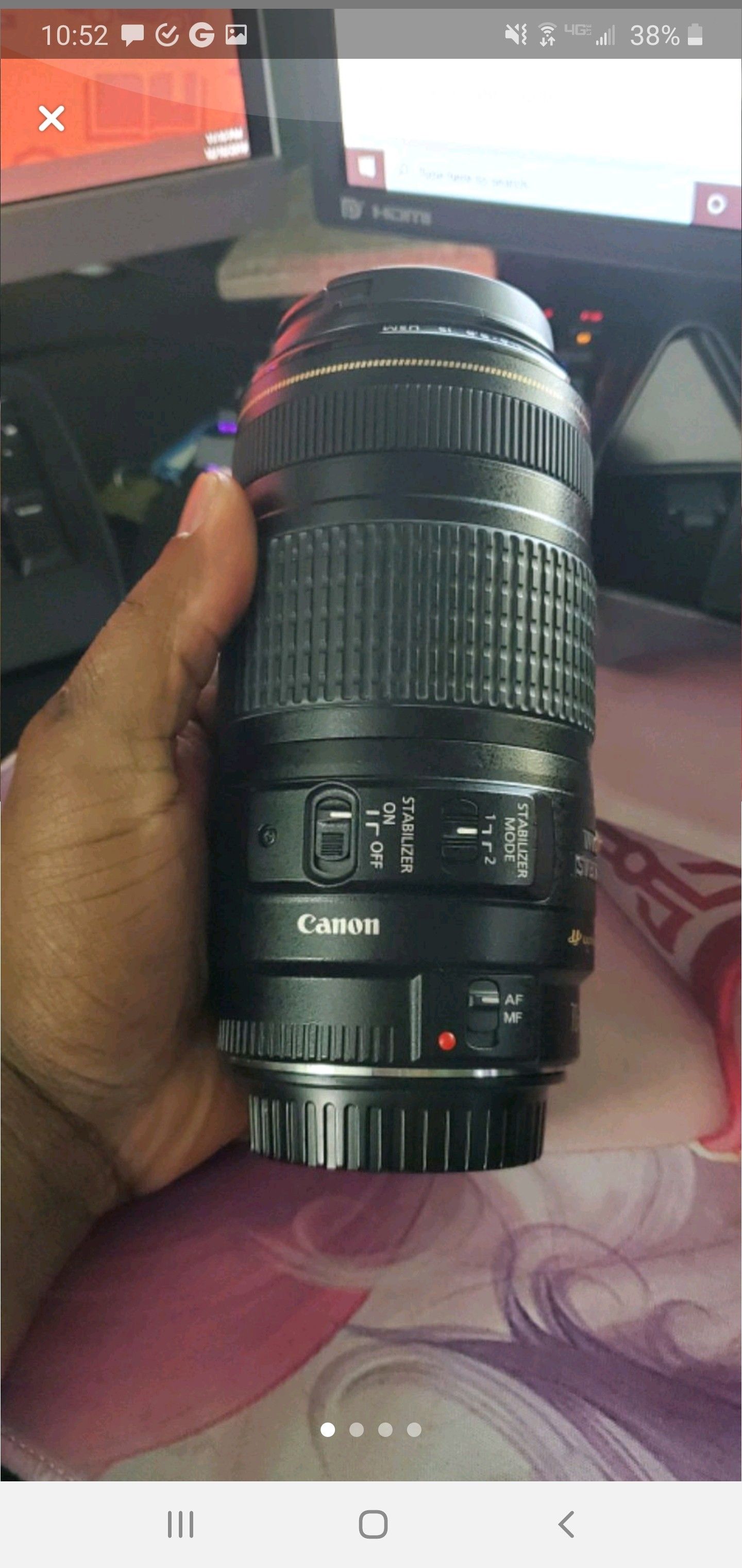 Canon 70-300mm telephoto lens Image Stabilizer