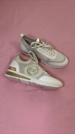 MICHAEL KORS - Jenkins Metallic Stretch Knit Trainer