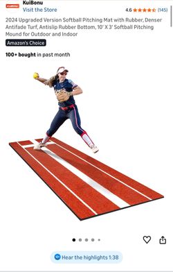 Softball Pitching Mat