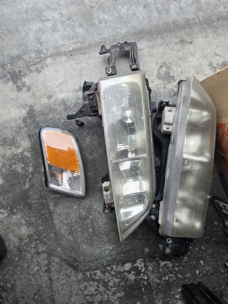 1994 To 1997 Honda Accord Headlights And Driver Side Marker Light