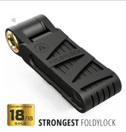 Heavy Duty Folding Bike Lock w/3 Keys