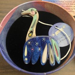 Enchanting Emu Brooch
