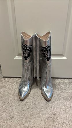 Raiders Rhinestone Cowgirl Boots