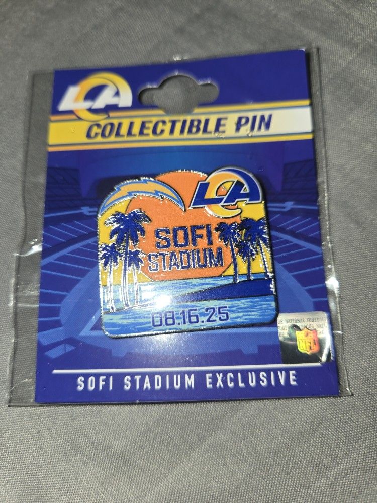 Los Angeles Rams vs Los Angeles Chargers Game Pin 2025