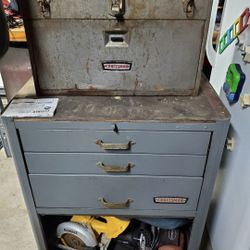 Vintage Crafstman Tool Boxes , Chevrolet 6 Lug Rims, Go Cart, Dune Buggie, Chrome BmX Bike, 6 Lug Obs Rims , And Hood
