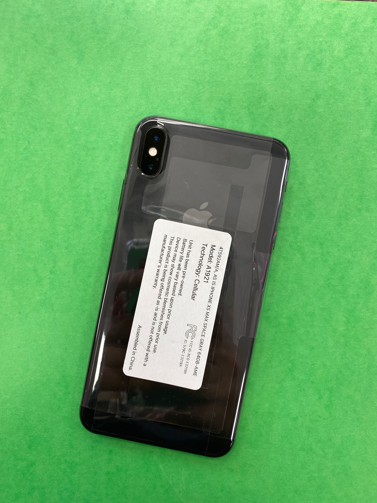 Space Gray Iphone Xs Max 64gb Battery Capacity IPhone XS Max 64gb 