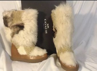 COACH Morton Leather & Shearling Women’s