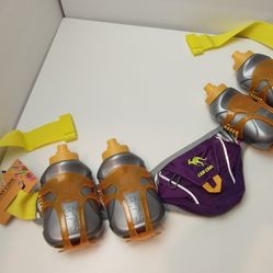 Running Belt -with 4 BPA Free Water Bottles & Runners