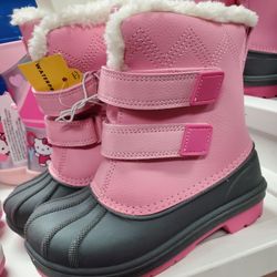 Girl Snow Boots Size 5,6,7,8,9,10,&11