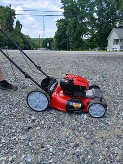Recondition big wheel self propelled push mower