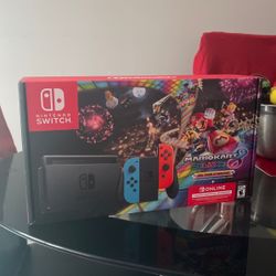 Nintendo Switch Bundle- Includes Mario Kart 8 Deluxe & 3 Month Membership