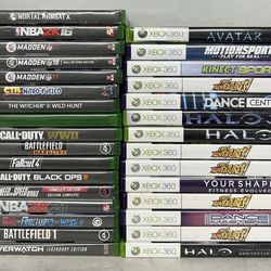 Lot of 30 Xbox One & Xbox 360 Video Games