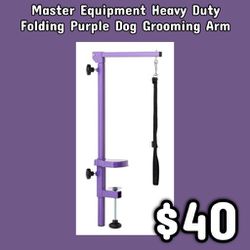 NEW Master Equipment Heavy Duty Folding Purple Dog Grooming Arm: njft 