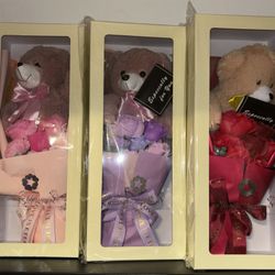 Flowers With Bear
