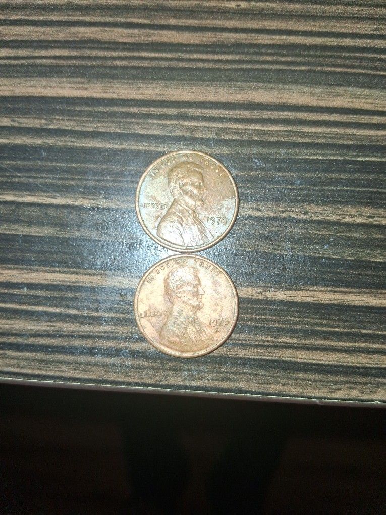 bicentennial  1976 Pennies   WHAT A FIND!